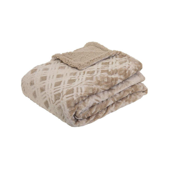 J.Elliot Home Vida Microplush Throw Sandstone