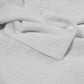 Algodon Sophie Cotton Waffle Blanket Queen 245x240cm White