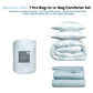 Ardor Bayview Blue 7 Pcs Bed-In-A-Bag Comforter Set with Sheet Set Queen