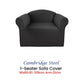 Elan Cambridge Extra-stretch Couch Cover Steel One Seater Steel