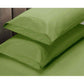 Apartmento 225TC Fitted Sheet Set King Lime plus 2 Pillowcases