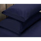 Apartmento 225TC Fitted Sheet Set King Navy plus 2 Pillowcases