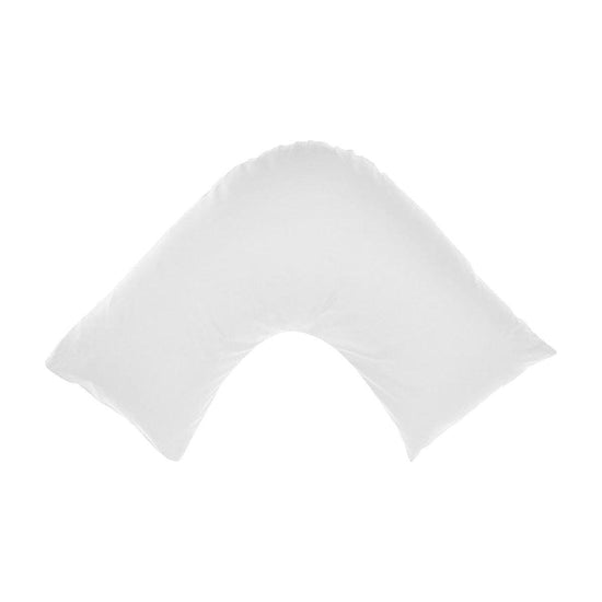 Algodon 300TC Cotton V Shape Pillowcase White