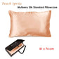 Ardor Mulberry Silk Standard Pillowcase Peach Spritz