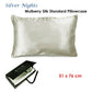 Ardor Mulberry Silk Standard Pillowcase Silver Nights
