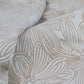 Ardor Avena Almond Textured Floral Jacquard Quilt Cover Set Queen