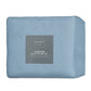 Ardor Carter Mineral Blue Embossed Vintage Washed Geometric Quilt Cover Set King