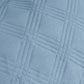 Ardor Carter Mineral Blue Embossed Vintage Washed Geometric Quilt Cover Set Queen