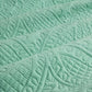 Ardor Chateau Aqua Green Embossed Quilt Cover Set Queen