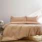 Ardor Chateau Cinnamon Embossed Quilt Cover Set Queen