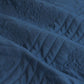 Ardor Eddison Cornflower Light Quilted Embossed Quilt Cover Set Queen