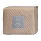 Ardor Hana Champagne Embossed Velvet Quilt Cover Set King