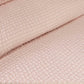 Ardor Ingrid Blush Seersucker Stripe Quilt Cover Set Single