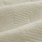 Ardor Maxwell Tan Embossed Vintage Washed Quilt Cover Set King