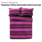 Apartmento Miami Magenta Reversible Polyester Cotton Quilt Cover Set King