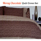 Essentially Home Living Moray Chocolate Quilt Cover Set Double