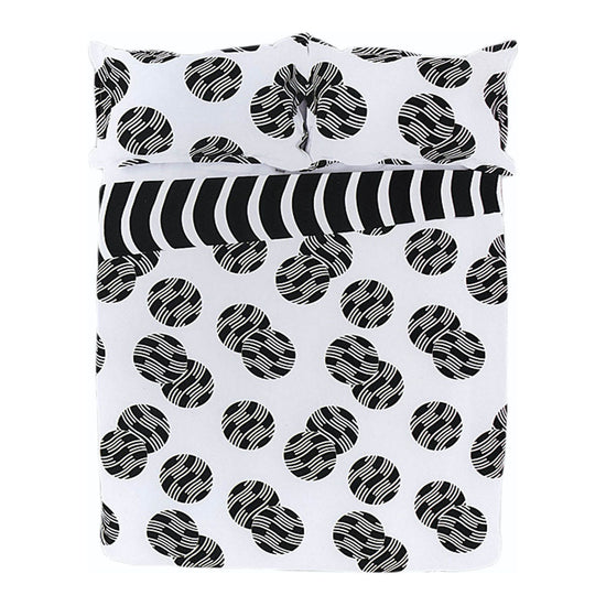 Apartmento Ontario Reversible Quilt Cover Set BLACK Queen