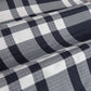 Ardor Ronan Navy Plaid Jacquard Quilt Cover Set Queen