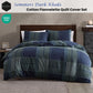 Ardor Sommers Dark Khaki Cotton Flannelette Quilt Cover Set Queen