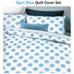 Apartmento Spot Blue Quilt Cover Set King