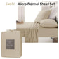 Ardor Micro Flannel Sheet Set Latte King