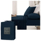 Ardor Micro Flannel Sheet Set Navy King
