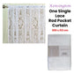 Yours to Love One Kensington White Lace Rod Pocket Curtain 300 x 213 cm