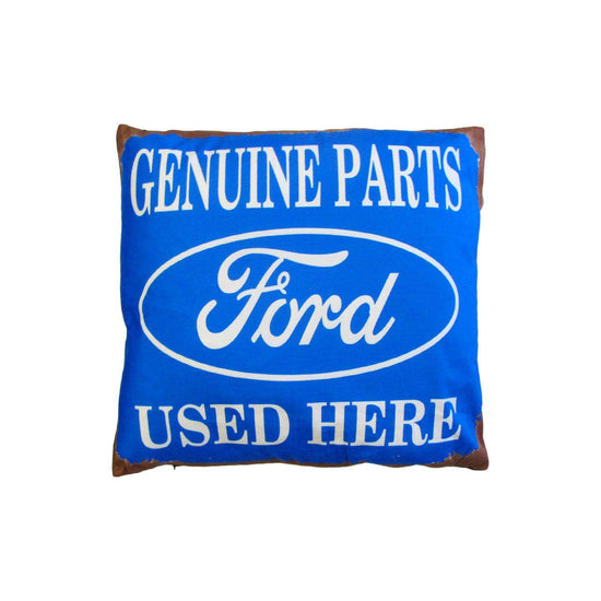 Australian Mancave Retro Cushion Ford Genuine Parts 40 x 40 cm