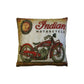 Australian Mancave Retro Cushion Indian Motorcycle 40 x 40 cm