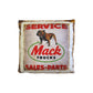 Australian Mancave Retro Cushion Mack Trucks Sales-parts 40 x 40 cm