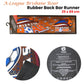A-League Brisbane Roar Rubber Back Bar Runner 25 x 89 cm