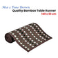 Mia 2 Tone Brown Bamboo Table Runner 140 x 33cm