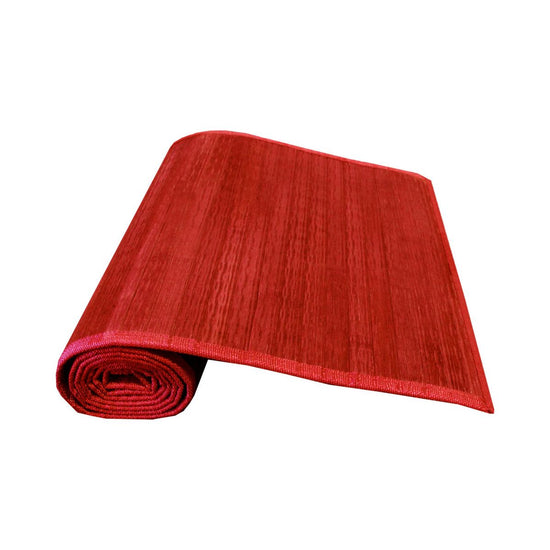 Varnish Bamboo Table Runner 140 x 33cm Red