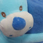 Baby Blue Blanket with Toy Bunny