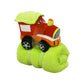 Baby Red Blanket with Toy Tractor