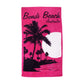 Aqua Blu Bondi Beach Pink 100% Cotton Beach Towel 80 x 150 cm