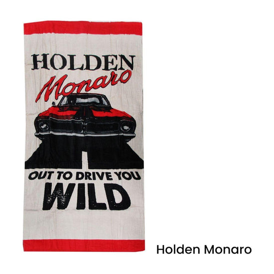 Holden Monaro Cars Printed 100% Cotton Beach Towel 75 x 150 cm