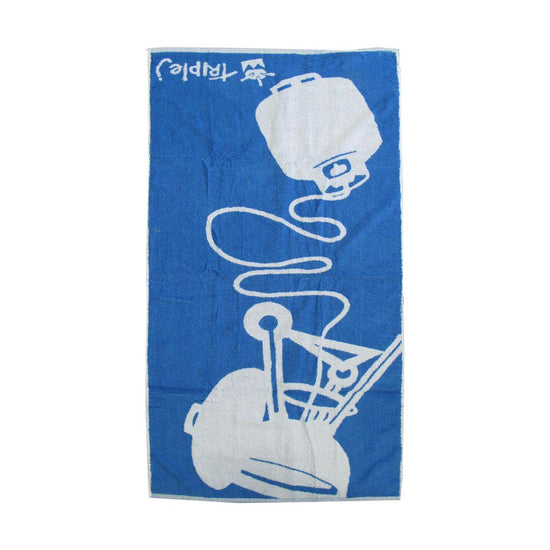 Triple J Blue 100% Cotton Beach Towel 75 x 150 cm