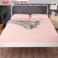 Ramesses 1000TC Linen Bamboo Fitted Sheet Combo Set Dusty Pink Queen