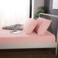 Ramesses 1000TC Linen Bamboo Fitted Sheet Combo Set Dusty Pink Queen