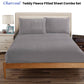 Ramesses Teddy Fleece Fitted Sheet Combo Set Charcoal King Single