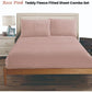 Ramesses Teddy Fleece Fitted Sheet Combo Set Rose Pink King