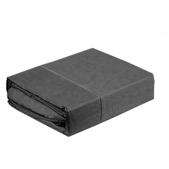 Ramesses 400TC Bamboo/Cotton Sheet Set Charcoal QUEEN