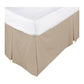 KINGDOM Box Pleated Valance Linen - KING