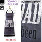 Ladelle Number 1 Best Dad Cotton Apron 70 x 89 cm