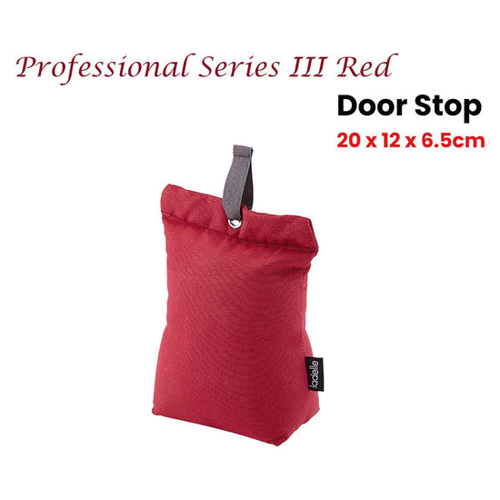 Ladelle Professional Series III Red Door Stop 20 x 12 x 6.5cm