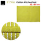 Ladelle Classic Citrus 100% Cotton Kitchen Mat Rug