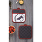 Ladelle Country Cattle Set of 2 Pot Holders 21 x 21 cm