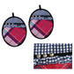Ladelle Khloe Multi Set of 2 Pot Holders 20 x 24.5 cm