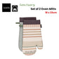 Ladelle Sanctuary Cream Set of 2 Oven Mitts 18 x 33 cm
